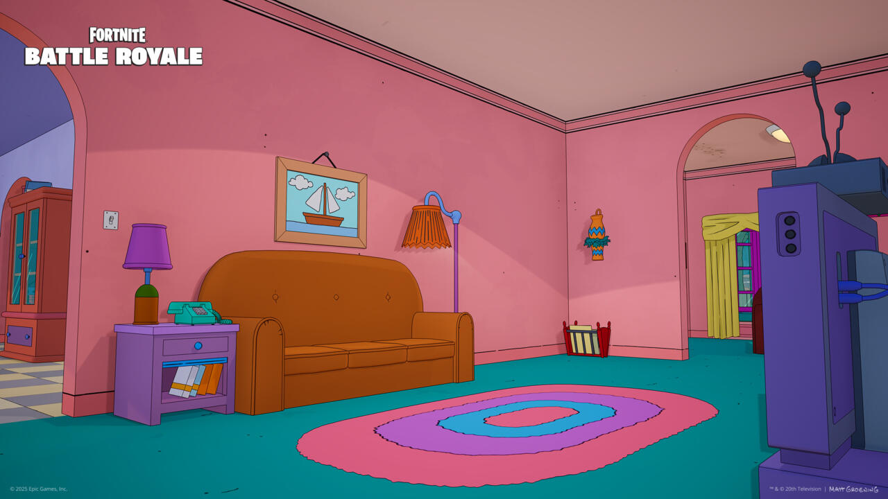 sofa de los simpsons